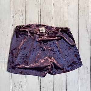 Soma NWOT Velour Pajama shorts Medium
